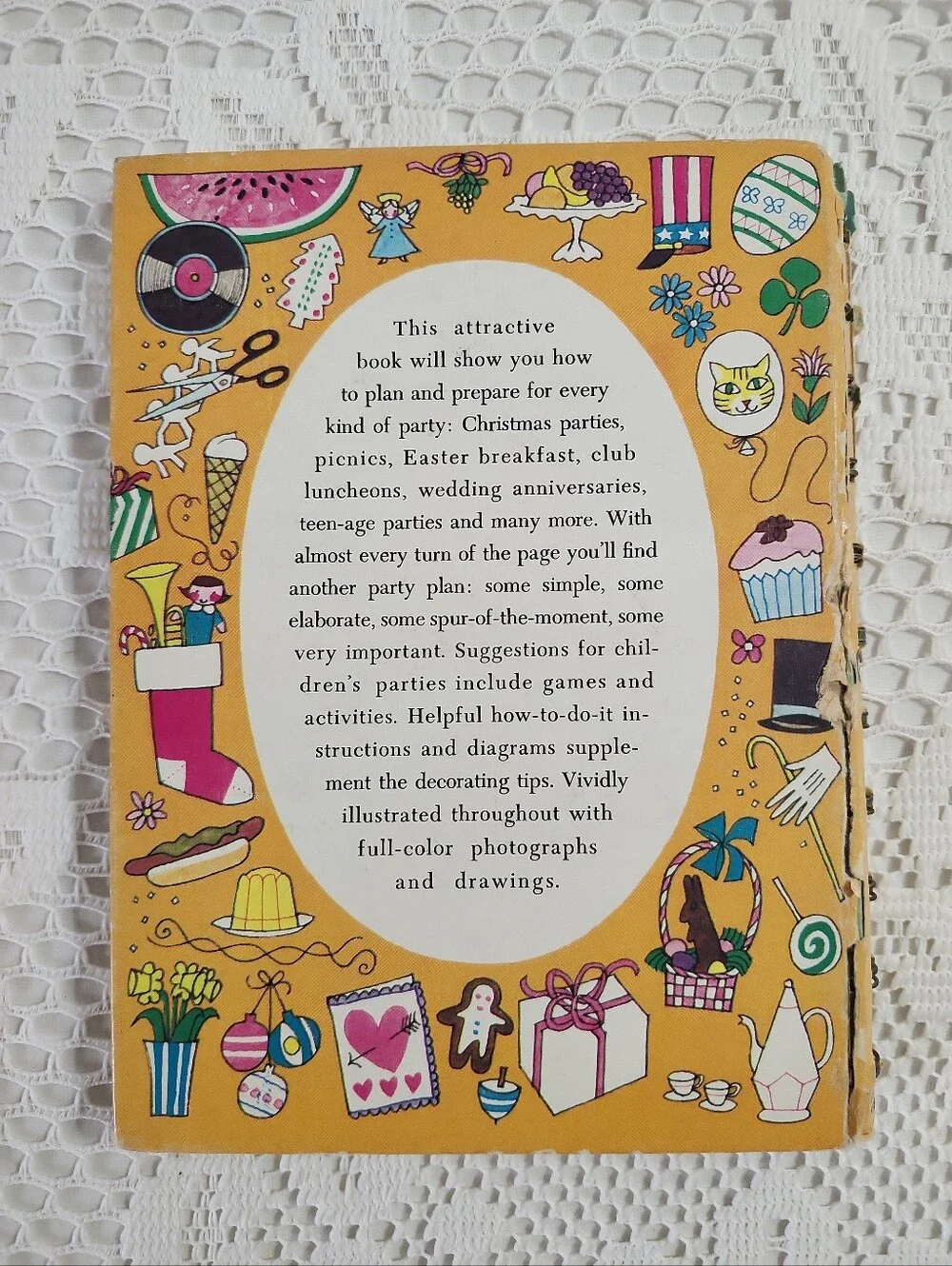 Betty Crocker Party Book Cookbook First Edition Second Printing Vintage 1960